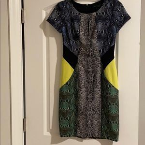BCBG snake print dress